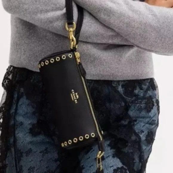 Coach Nolita Mini Barrel Bag with Gold Groments - Picture 7 of 13